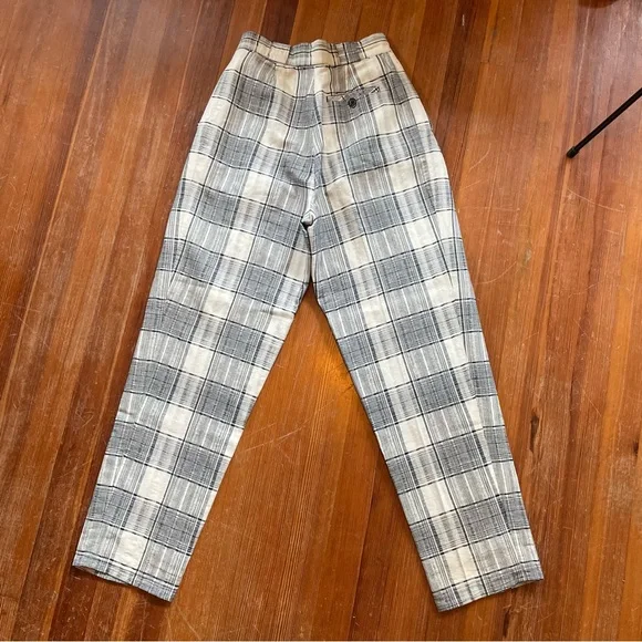Vintage Bill Blass Checkered Trousers - Picture 5 of 8